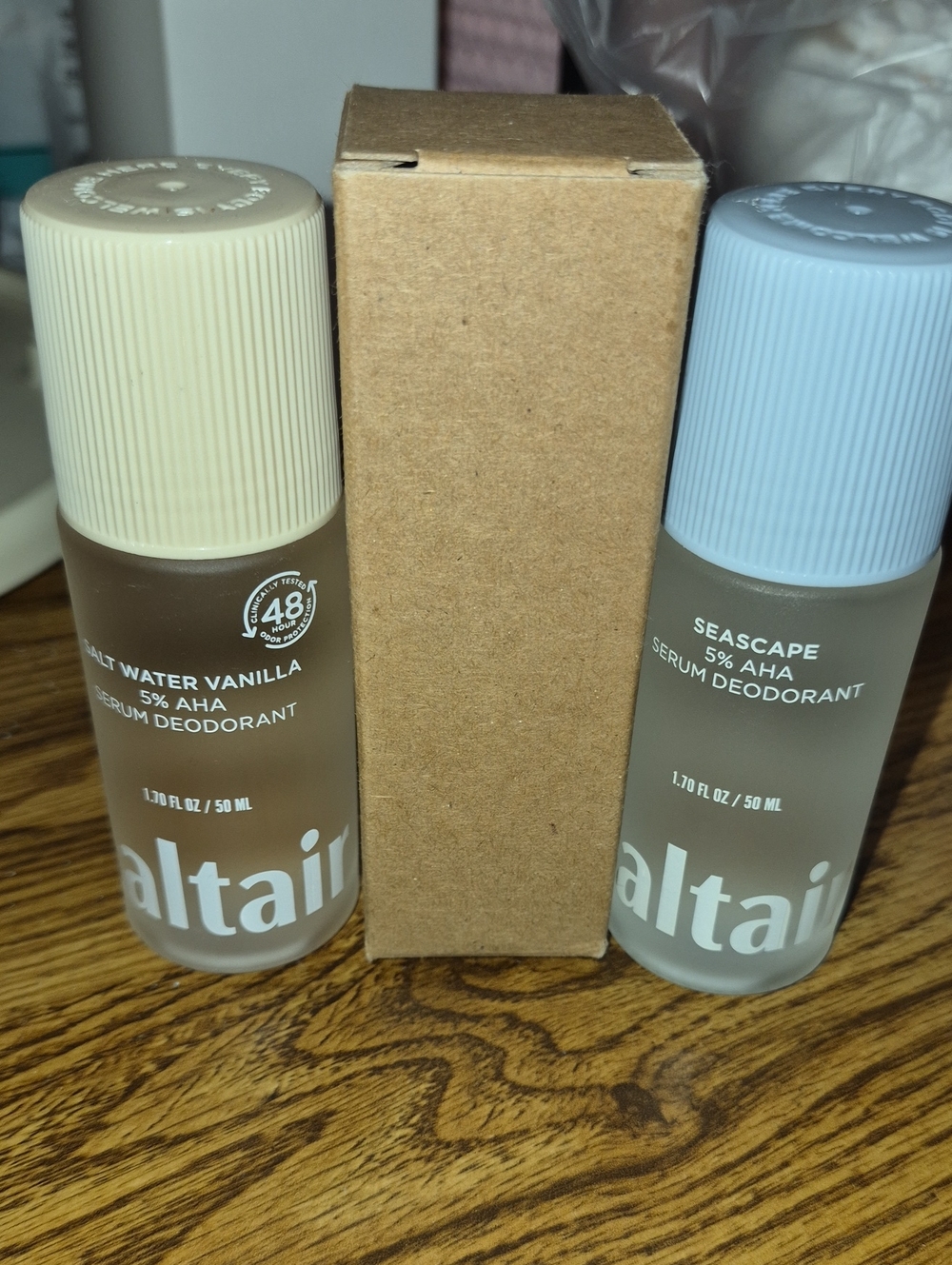 Salt Water Vanilla & Seascape Serum Deodorant Duo - SaltAir New